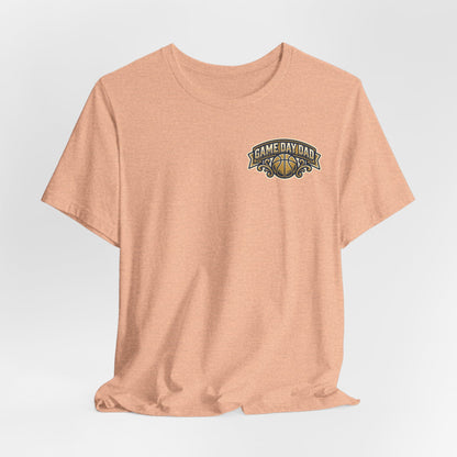 Game Day Dad Basketball T-Shirt | Navy & Gold Hooper Tee | Perfect Dad Gift