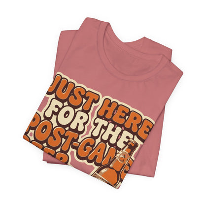 Just Here For Postgame Beer Basketball T-Shirt | Funny Hooper Tee | Perfect Gift