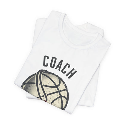 Coach Life Basketball T-Shirt | Whistle & Ball Tee | Perfect Gift for Coaches