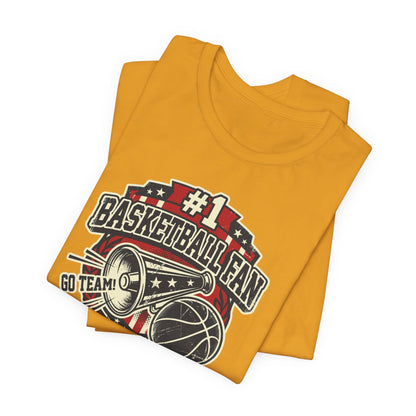 #1 Basketball Fan T-Shirt | Vintage Sports Tee | Perfect Gift for Hoopers