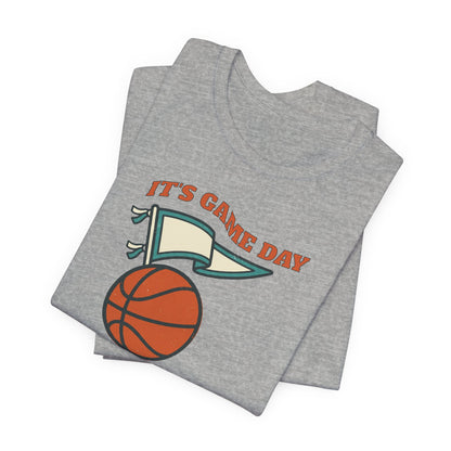 It's Gameday Basketball T-Shirt | Pennant Flag Tee | Perfect Gift for Hoopers