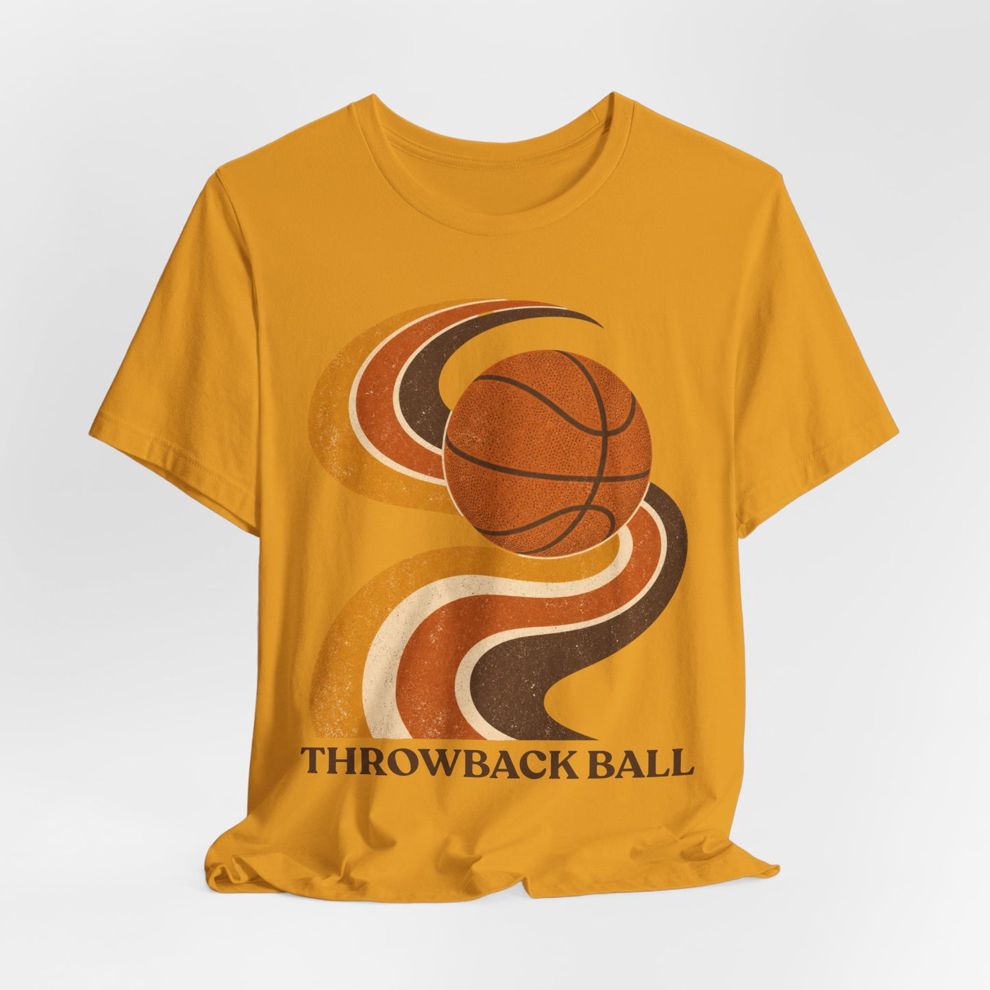 Retro Throwback Ball Basketball T-Shirt | Vintage Vibes Tee | Perfect Gift