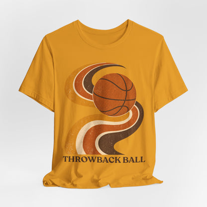 Retro Throwback Ball Basketball T-Shirt | Vintage Vibes Tee | Perfect Gift