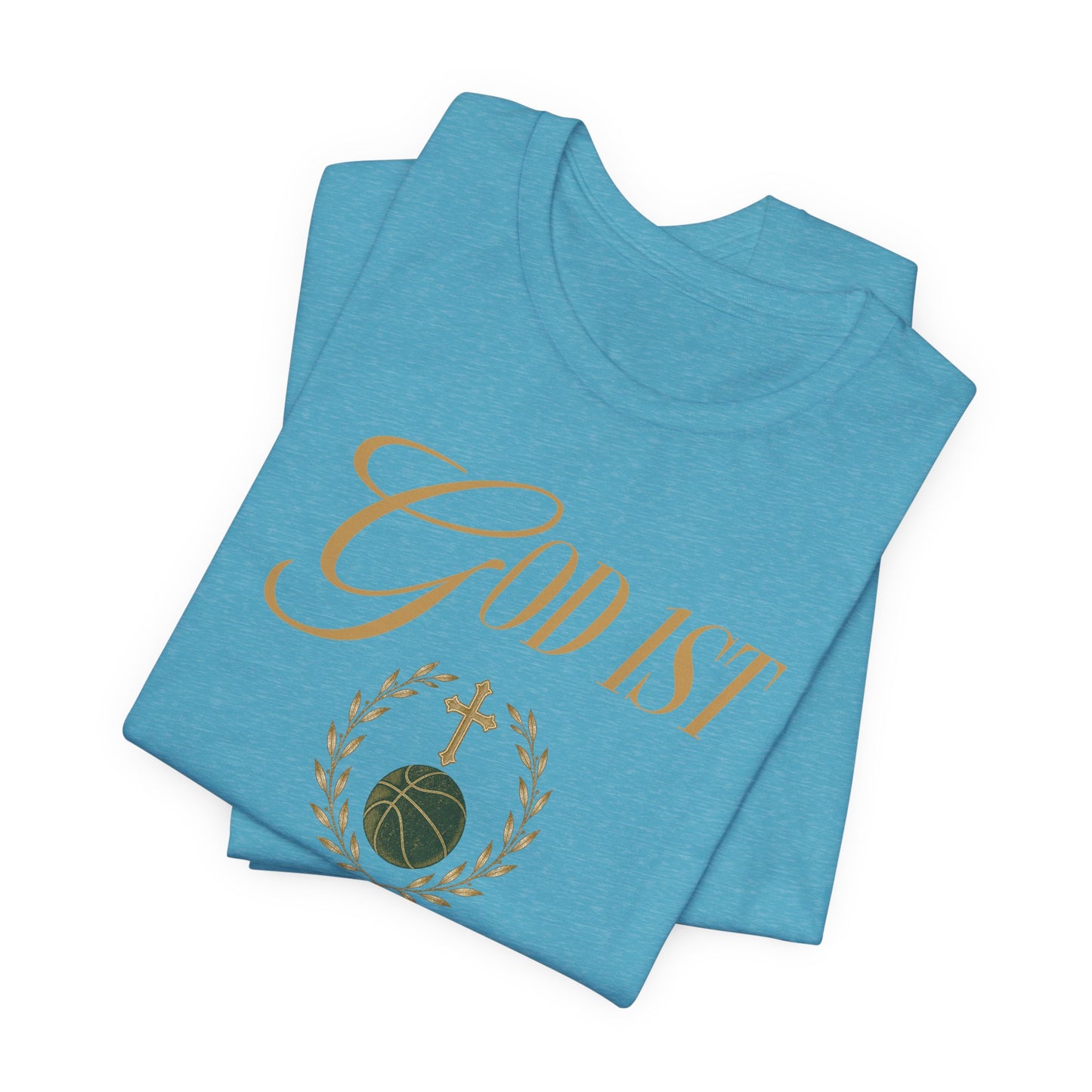 God First Ball 2nd Basketball T-Shirt | Glaube-Hooper Tee | Perfektes Geschenk