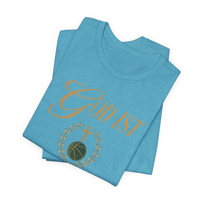 God First Ball 2nd Basketball T-Shirt | Faith-Inspired Hooper Tee | Perfect Gift