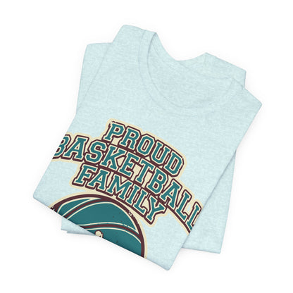 Proud Basketball Family T-Shirt | Vintage Hooper Tee | Perfect Gift for Players