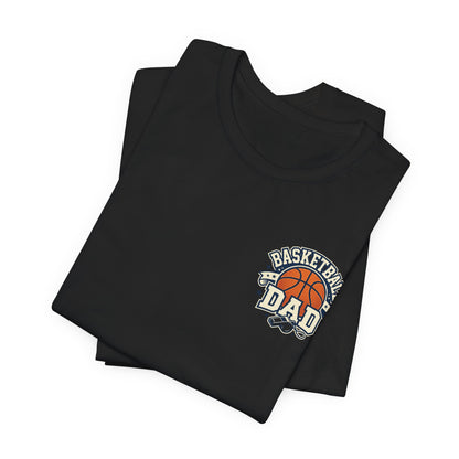 Basketball Dad Vintage T-Shirt | Coach Tee with Ball Graphic | Perfect Dad Gift