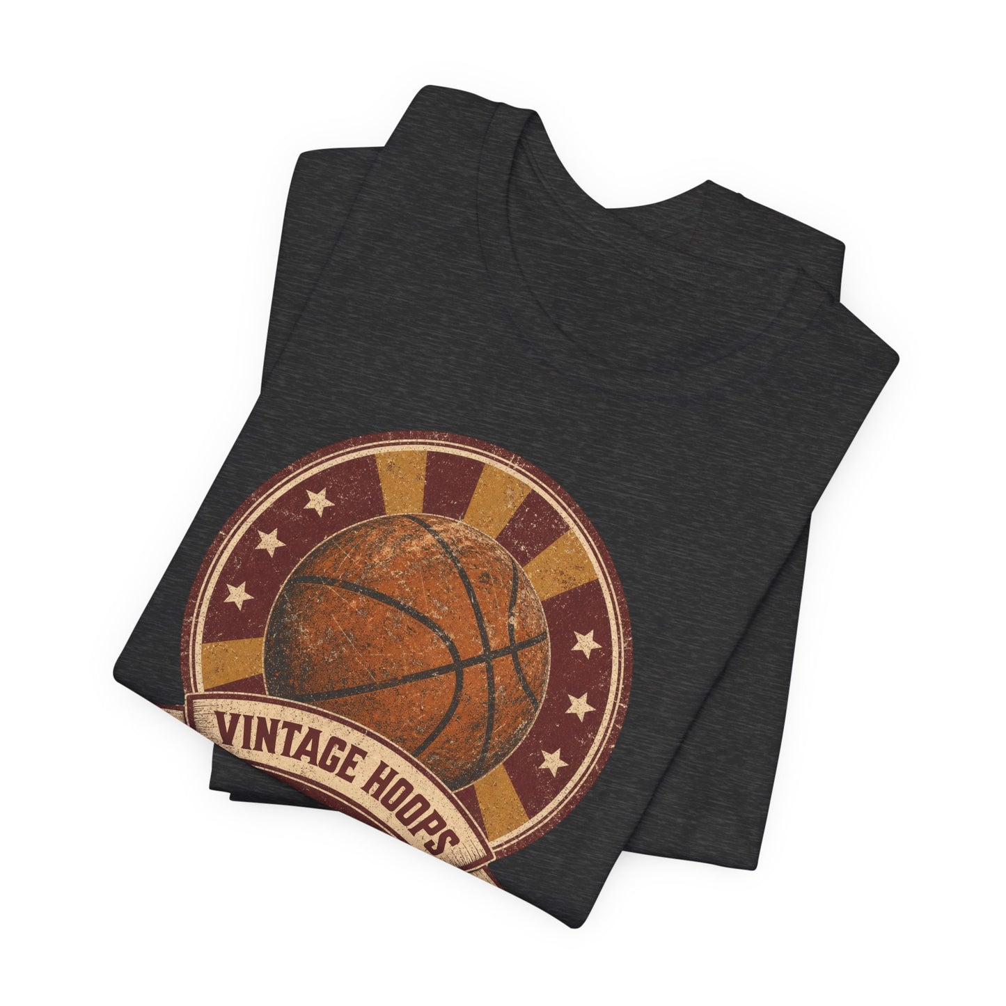 Vintage Hoops Basketball T-Shirt | Retro Distressed Tee | Geschenk für Hooper