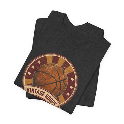 Vintage Hoops Basketball T-Shirt | Retro Distressed Tee | Perfect Gift for Hoopers