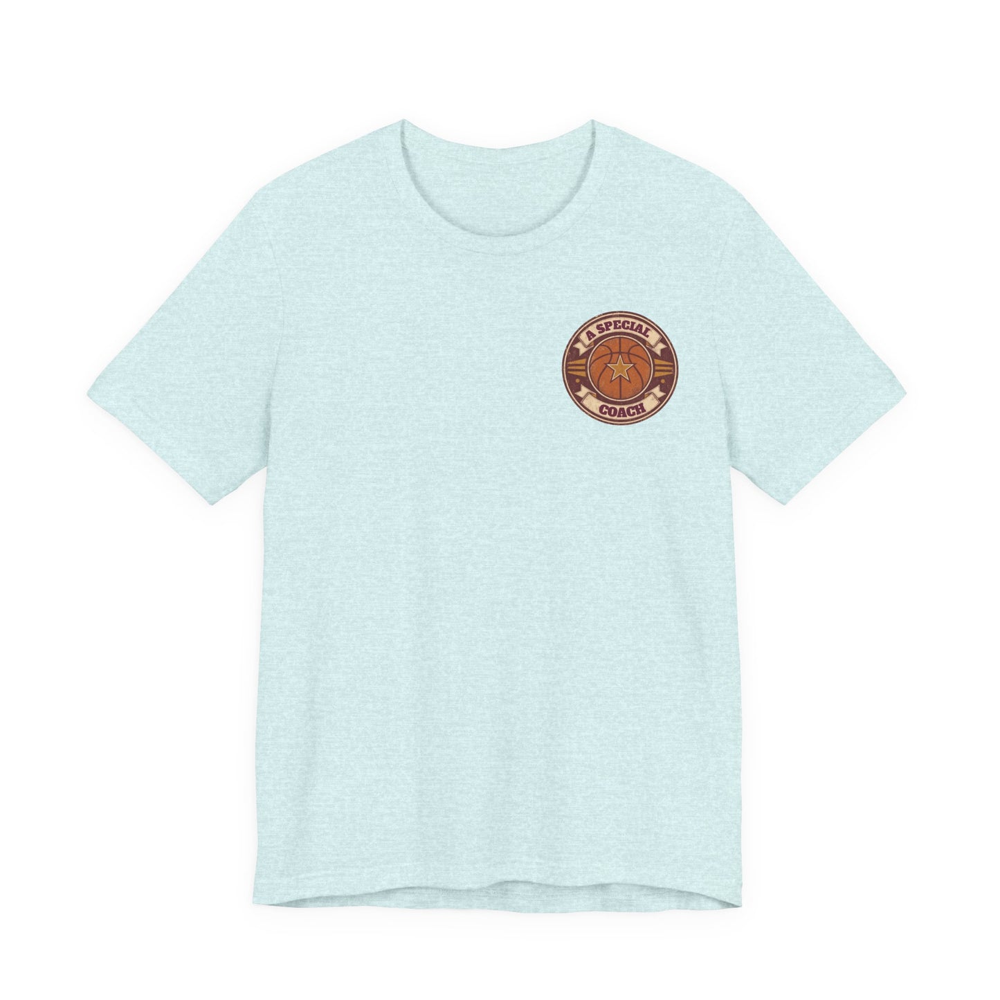 A Special Coach Basketball T-Shirt | Vintage Badge Tee | Perfect Coach Gift