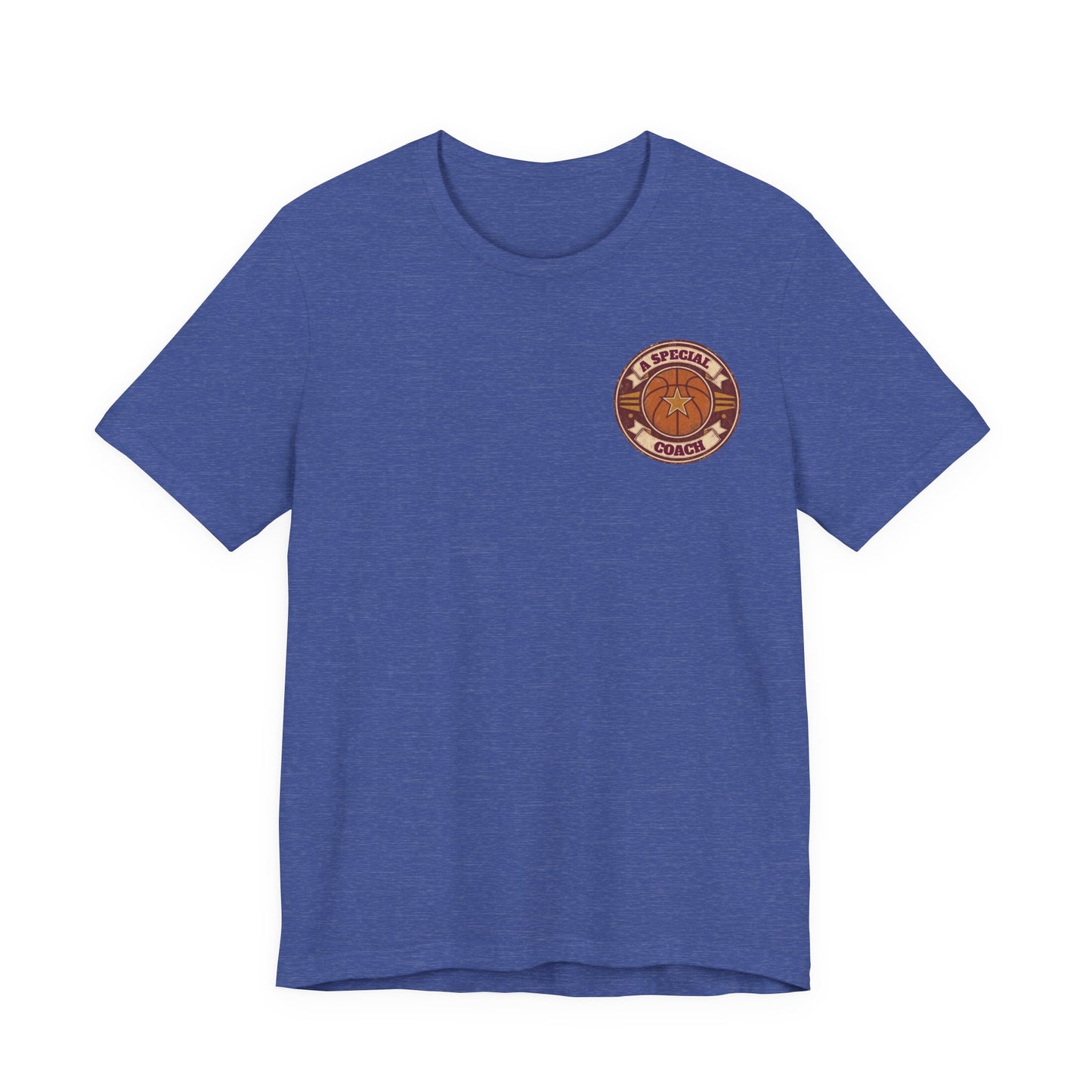 A Special Coach Basketball T-Shirt | Vintage Badge Tee | Perfect Coach Gift