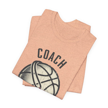 Coach Life Basketball T-Shirt | Whistle & Ball Tee | Perfect Gift for Coaches