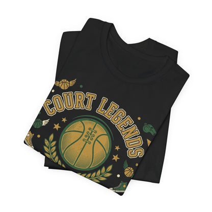 Court Legends Est. 1920 Basketball T-Shirt | Vintage Coach Tee | Premium Hoopers Gift
