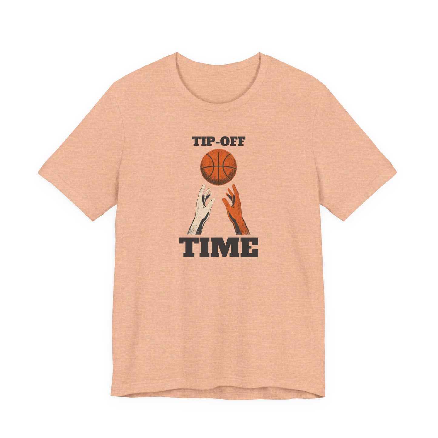 Tip-Off Time Basketball T-Shirt | Gameday Hands Tee | Perfect for Hoopers