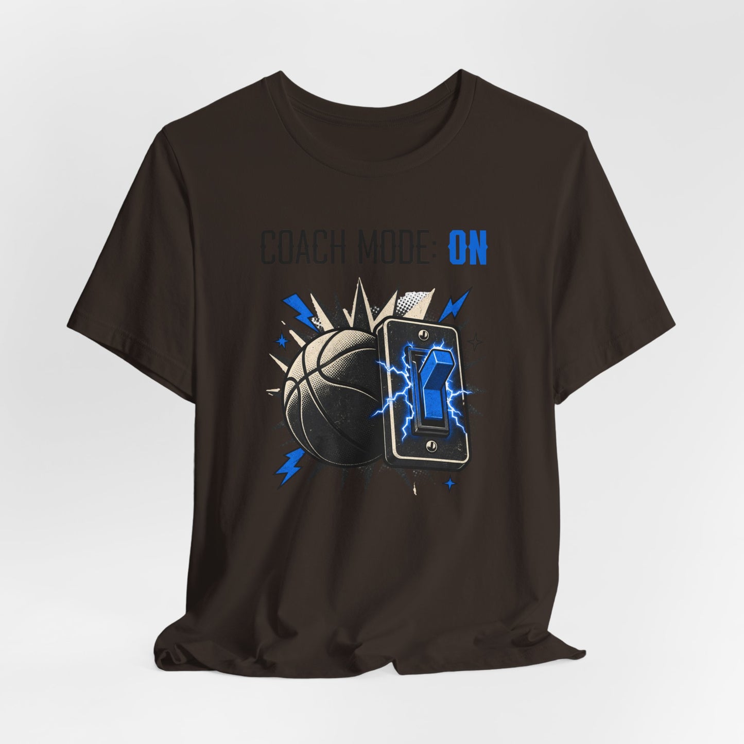 Coach Mode On Basketball T-Shirt | Graphic Tee | Perfect Gift for Coaches