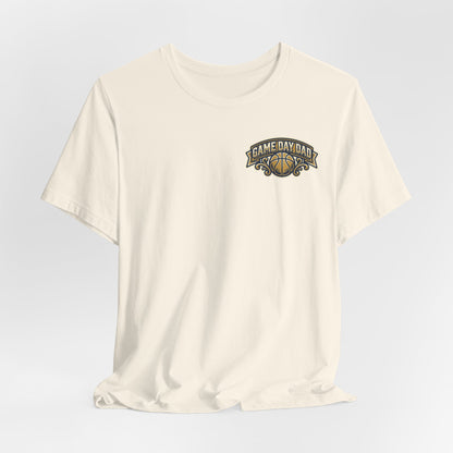 Game Day Dad Basketball T-Shirt | Navy & Gold Hooper Tee | Perfect Dad Gift