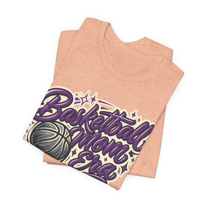 Basketball Mom Era T-Shirt | Purple Retro Tee | Perfect Gift for Basketball Moms