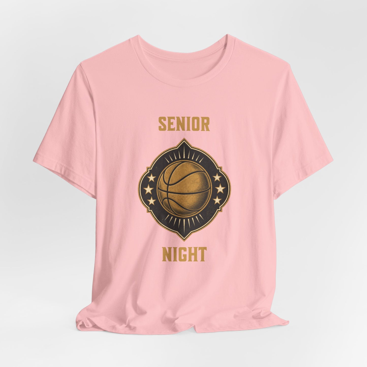 Senior Night Basketball T-Shirt | Gold & Black Hooper Tee | Perfect Gift