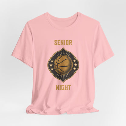 Senior Night Basketball T-Shirt | Gold & Black Hooper Tee | Perfect Gift
