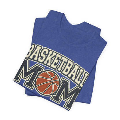 Basketball Mom Vintage Tee | Retro Ball Graphic T-Shirt | Perfect Gift for Hooper Parents