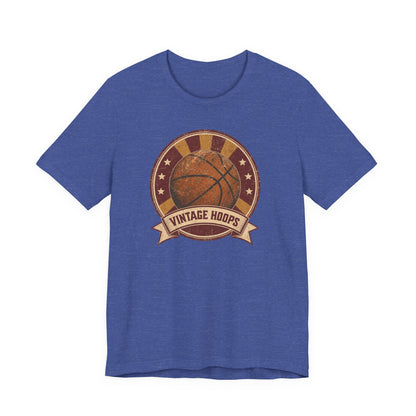 Vintage Hoops Basketball T-Shirt | Retro Distressed Tee | Perfect Gift for Hoopers