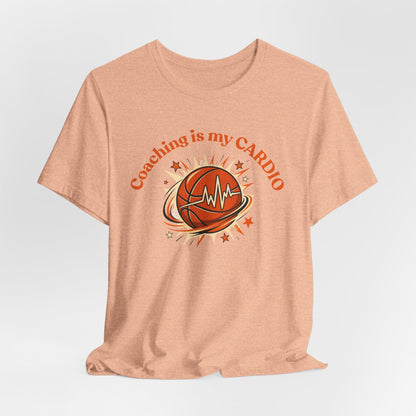 Coaching is My Cardio Basketball T-Shirt | Coach Tee | Perfect Gift