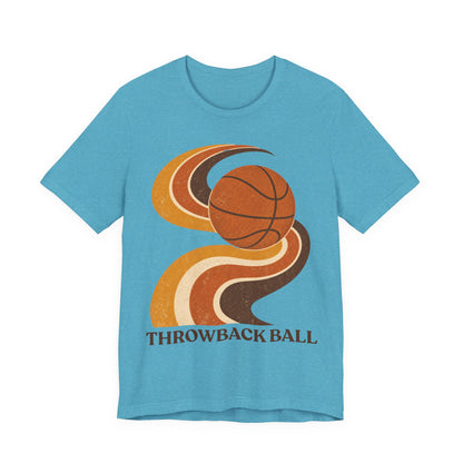 Retro Throwback Ball Basketball T-Shirt | Vintage Vibes Tee | Perfect Gift
