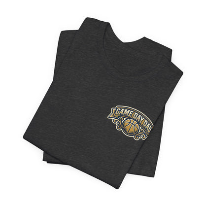 Game Day Dad Basketball T-Shirt | Navy & Gold Hooper Tee | Perfect Dad Gift
