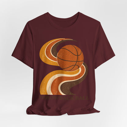 Retro Throwback Ball Basketball T-Shirt | Vintage Vibes Tee | Perfect Gift