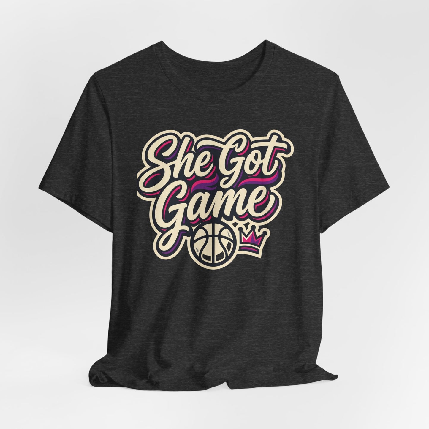 She Got Game Basketball T-Shirt | Women's Hoops Tee | Perfect Gift for Female Players
