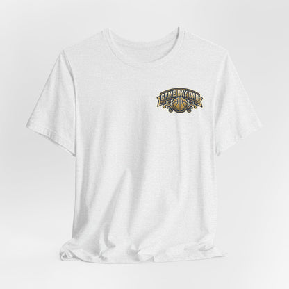 Game Day Dad Basketball T-Shirt | Navy & Gold Hooper Tee | Perfect Dad Gift