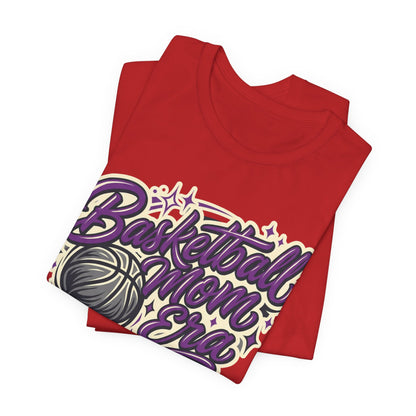 Basketball Mom Era T-Shirt | Purple Retro Tee | Perfect Gift for Basketball Moms