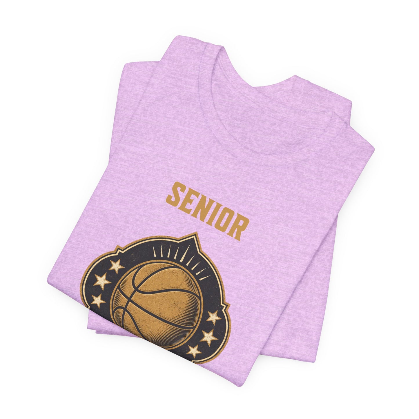 Senior Night Basketball T-Shirt | Gold & Black Hooper Tee | Perfect Gift