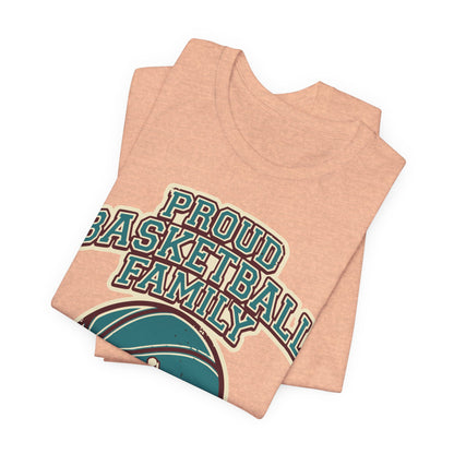 Proud Basketball Family T-Shirt | Vintage Hooper Tee | Perfect Gift for Players