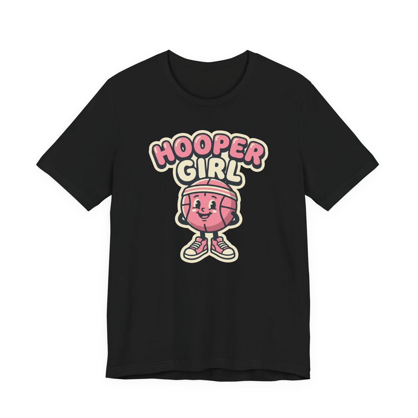 Hooper Girl Basketball T-Shirt | Retro Cartoon Tee | Perfect Gift for Female Players