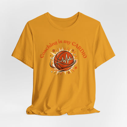Coaching is My Cardio Basketball T-Shirt | Coach Tee | Perfect Gift