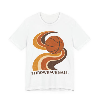 Retro Throwback Ball Basketball T-Shirt | Vintage Vibes Tee | Perfect Gift