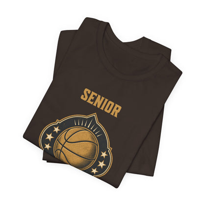 Senior Night Basketball T-Shirt | Gold & Black Hooper Tee | Perfect Gift