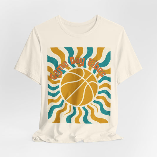 Game Day Vibes Basketball T-Shirt | Retro Hoops Tee | Perfect Gift for Ballers