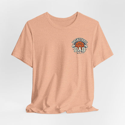 Basketball Dad Vintage T-Shirt | Coach Tee with Ball Graphic | Perfect Dad Gift