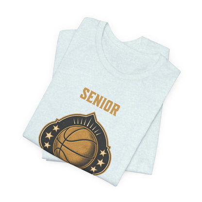 Senior Night Basketball T-Shirt | Gold & Black Hooper Tee | Perfect Gift